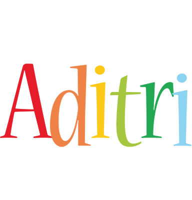 Aditri birthday logo