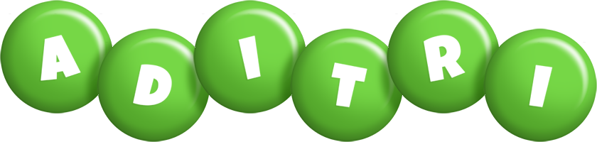 Aditri candy-green logo