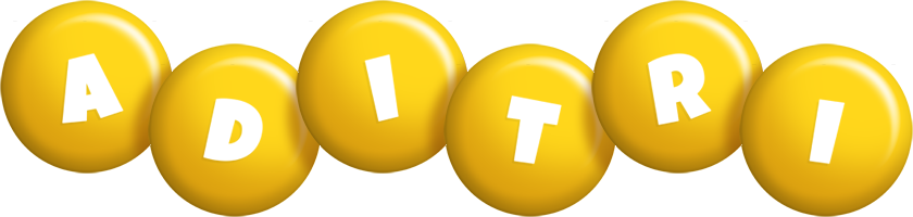 Aditri candy-yellow logo