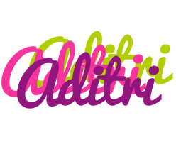 Aditri flowers logo