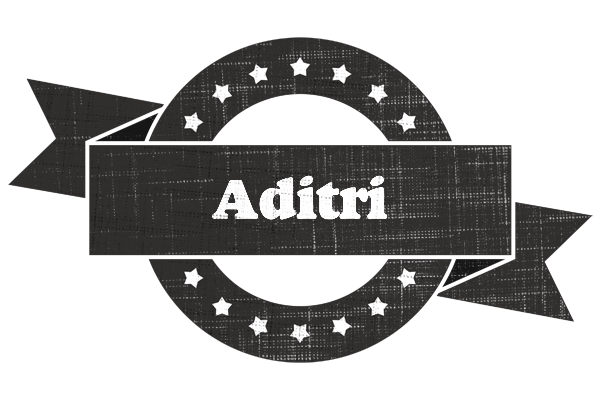 Aditri grunge logo