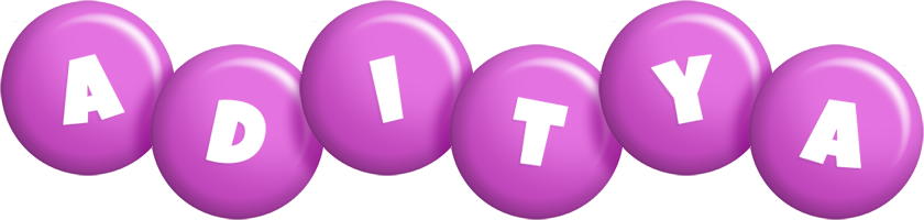 Aditya candy-purple logo