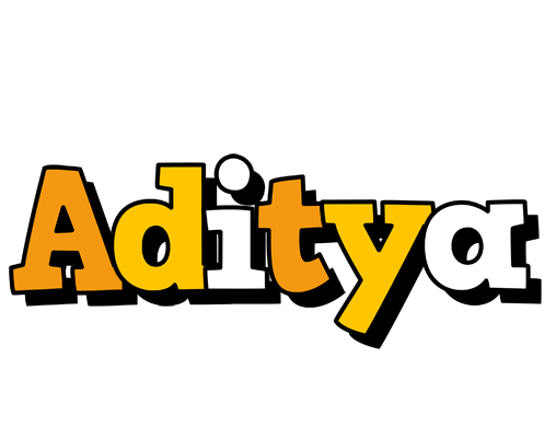 Aditya cartoon logo