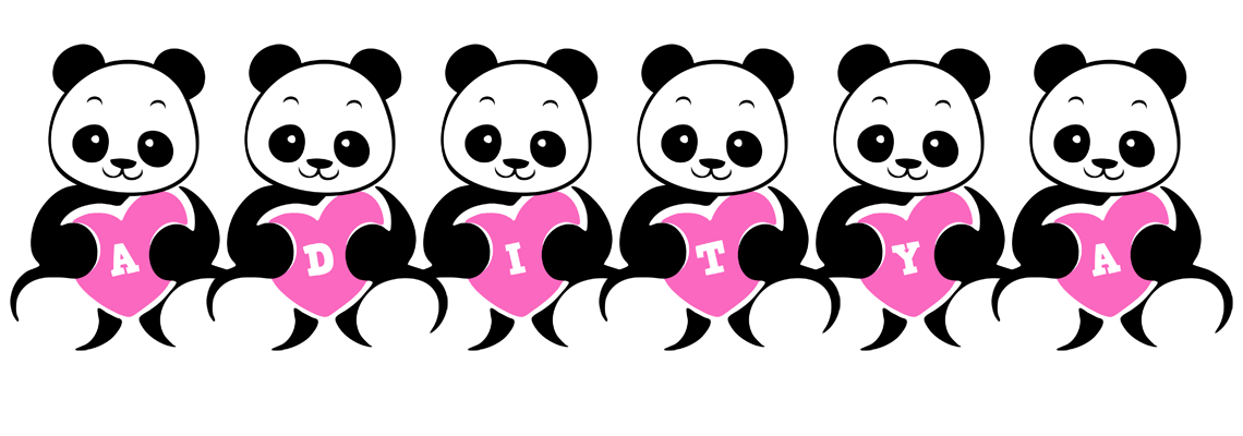 Aditya love-panda logo