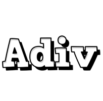 Adiv snowing logo