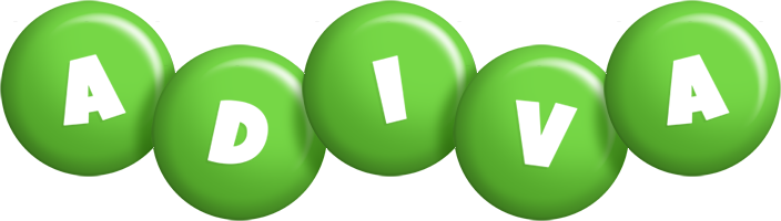 Adiva candy-green logo