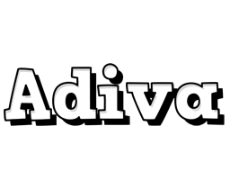 Adiva snowing logo