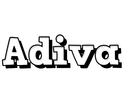 Adiva snowing logo