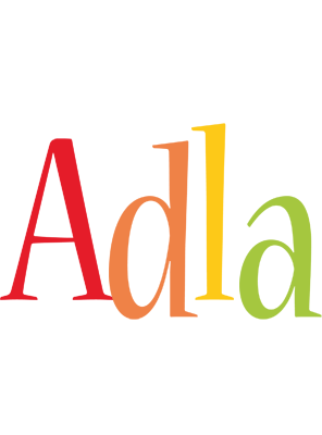 Adla birthday logo