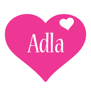 Adla love-heart logo