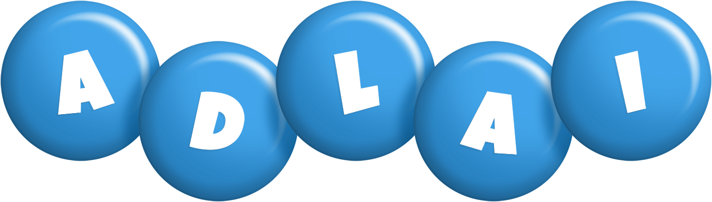 Adlai candy-blue logo