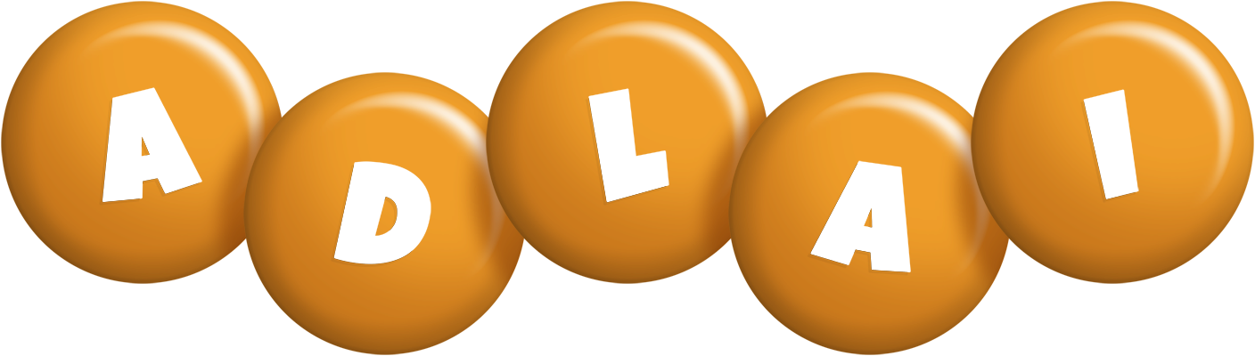 Adlai candy-orange logo