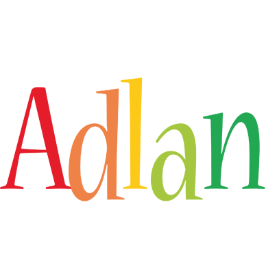Adlan birthday logo