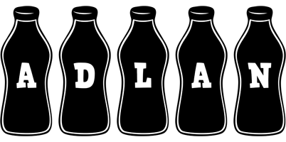 Adlan bottle logo