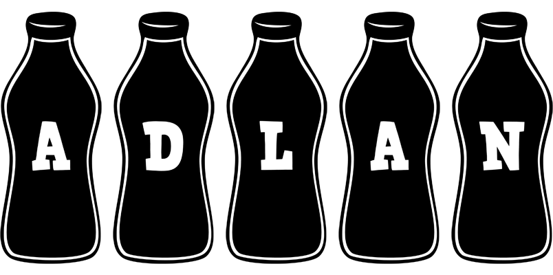 Adlan bottle logo