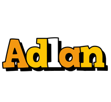 Adlan cartoon logo