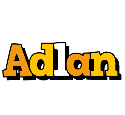 Adlan cartoon logo