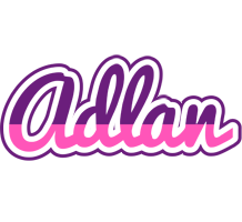 Adlan cheerful logo