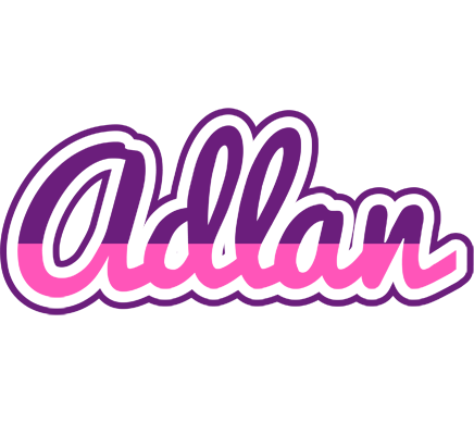Adlan cheerful logo