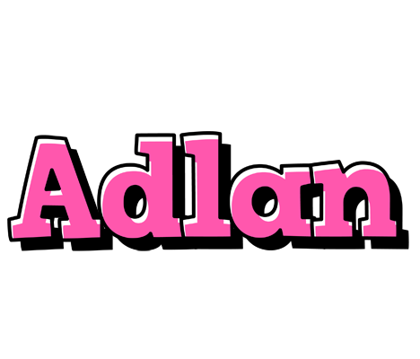 Adlan girlish logo