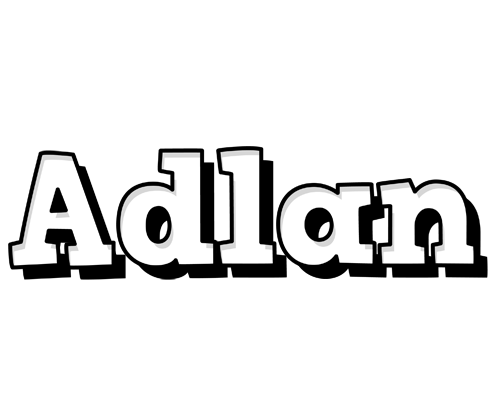 Adlan snowing logo