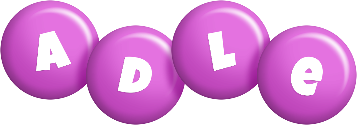 Adle candy-purple logo
