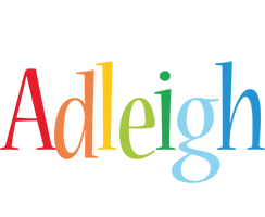 Adleigh birthday logo