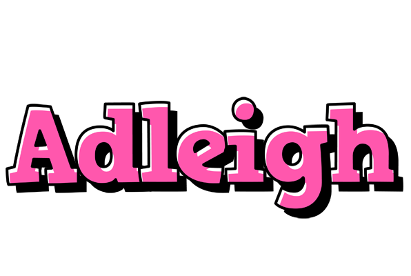 Adleigh girlish logo