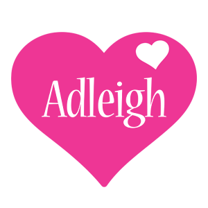 Adleigh love-heart logo