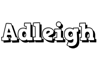 Adleigh snowing logo