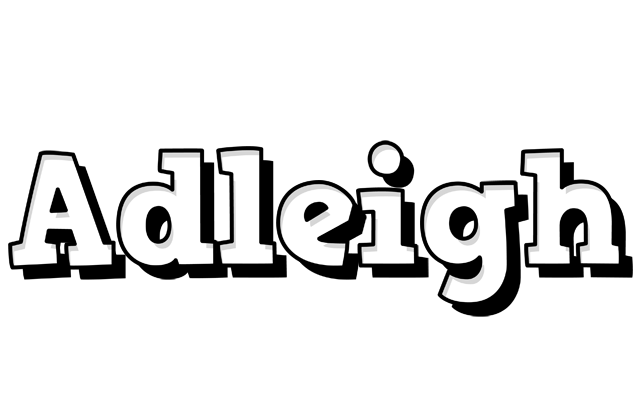 Adleigh snowing logo