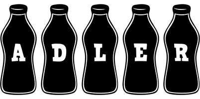 Adler bottle logo