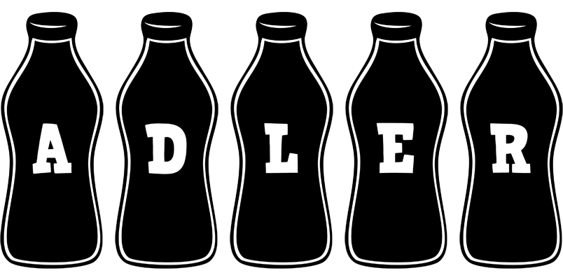 Adler bottle logo
