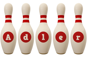 Adler bowling-pin logo