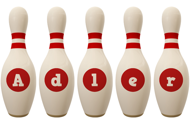 Adler bowling-pin logo