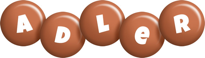 Adler candy-brown logo
