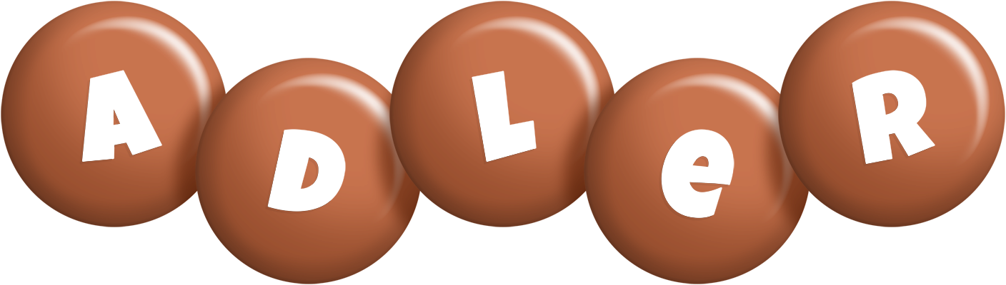Adler candy-brown logo