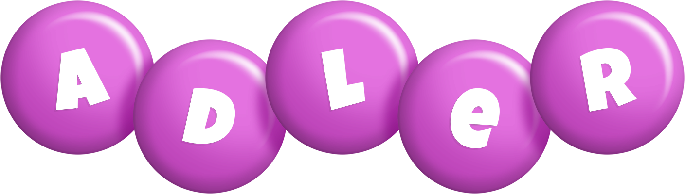Adler candy-purple logo