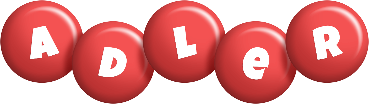 Adler candy-red logo