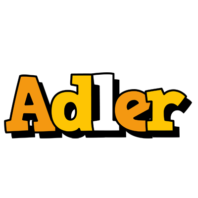 Adler cartoon logo