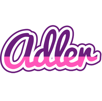 Adler cheerful logo