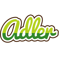 Adler golfing logo