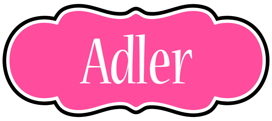 Adler invitation logo