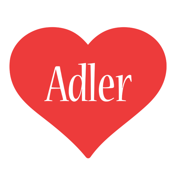Adler love logo