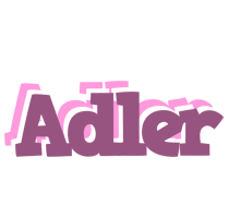 Adler relaxing logo