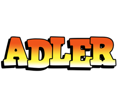 Adler sunset logo