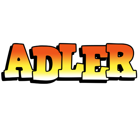 Adler sunset logo