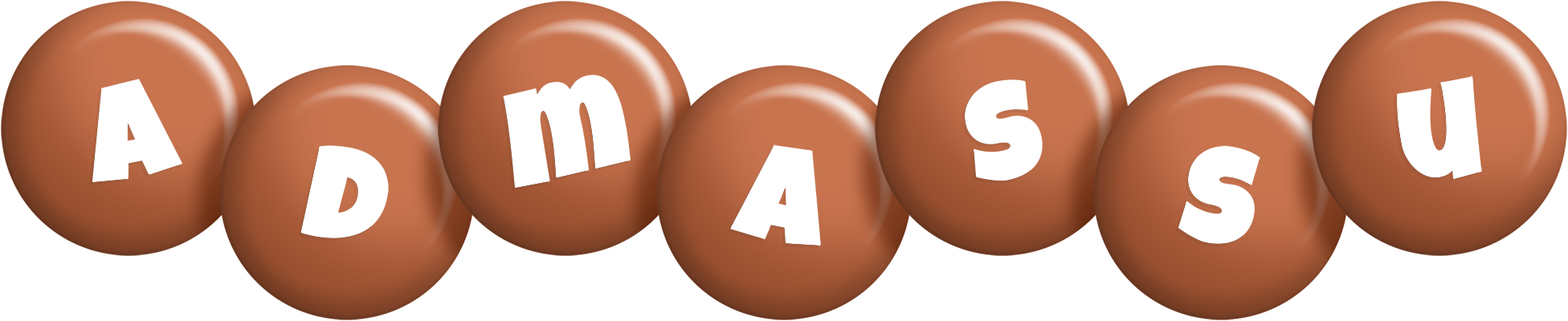 Admassu candy-brown logo