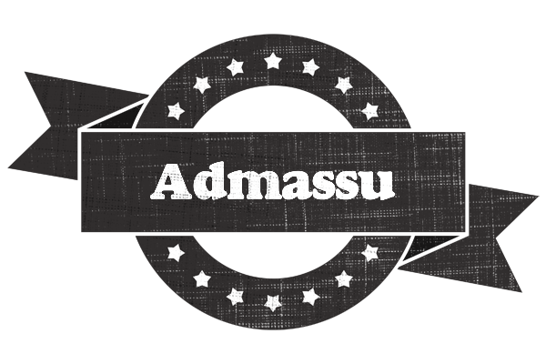 Admassu grunge logo