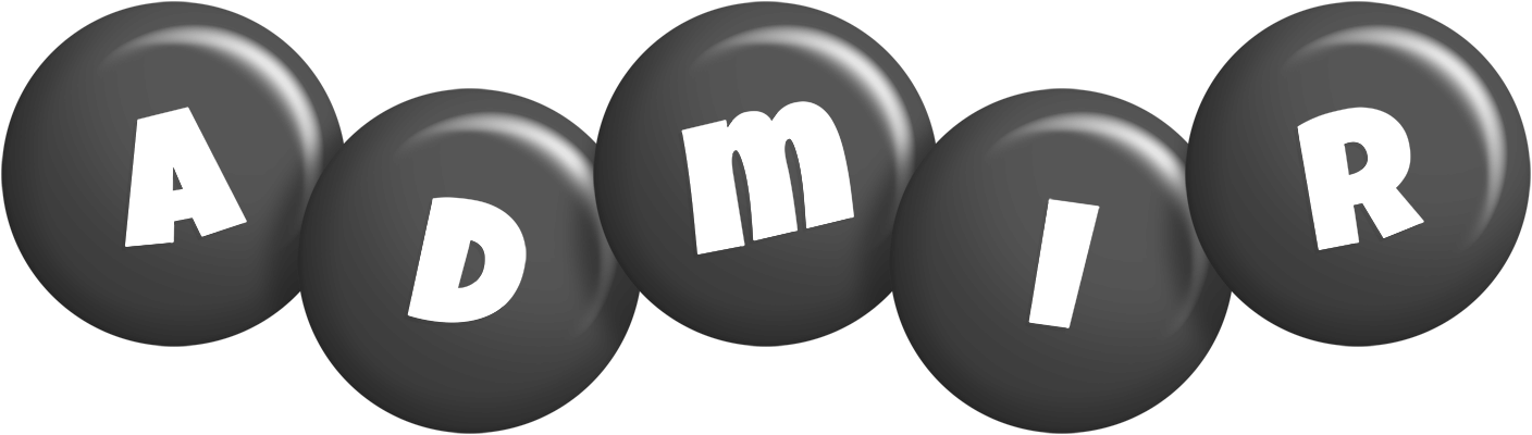 Admir candy-black logo